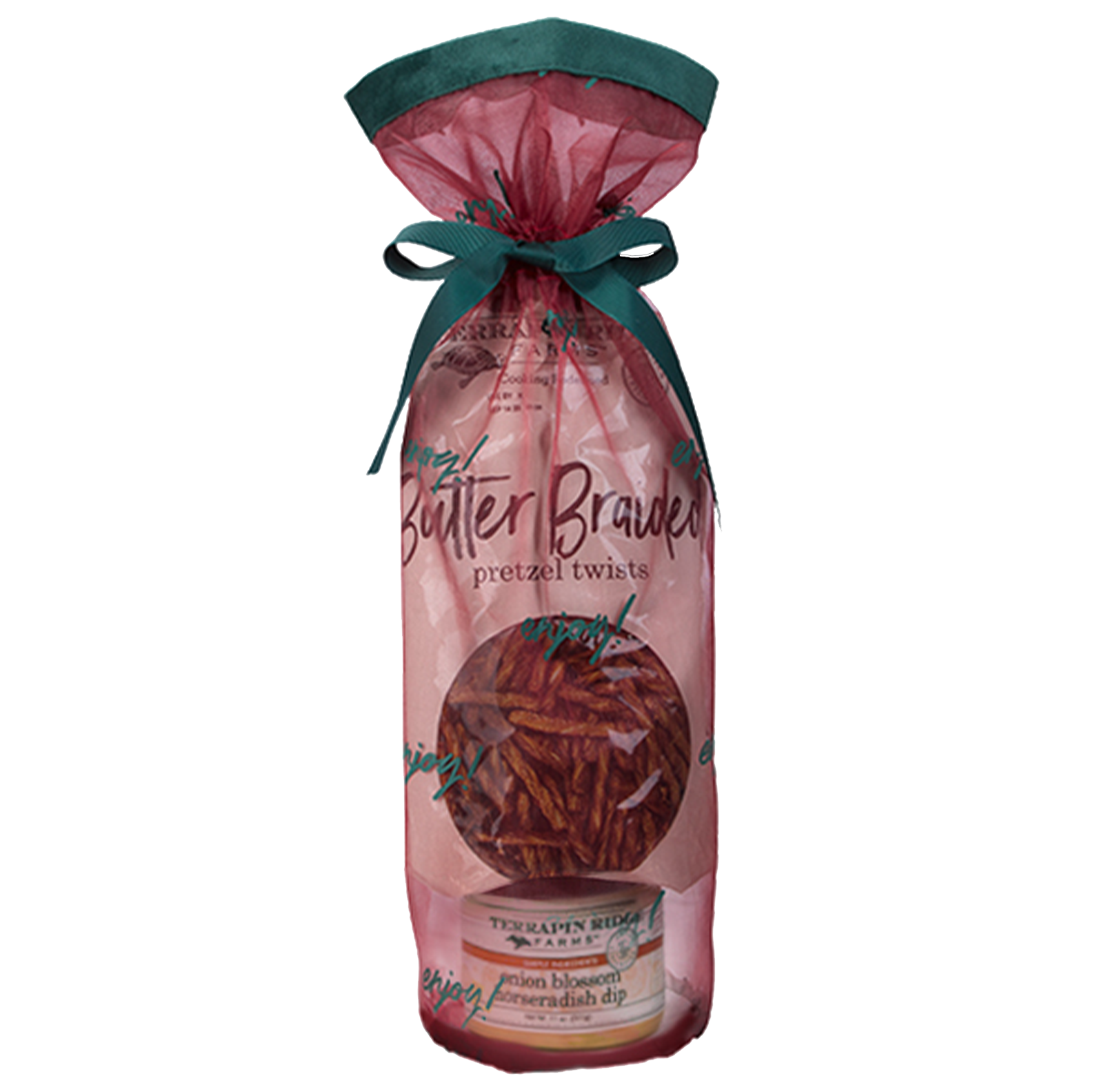 Holiday Grab and Go Giftset with Onion Blossom Horseradish Dip and Butter Braided Pretzels Holiday Grab and Go Giftset with Onion Blossom Horseradish Dip and Butter Braided Pretzels